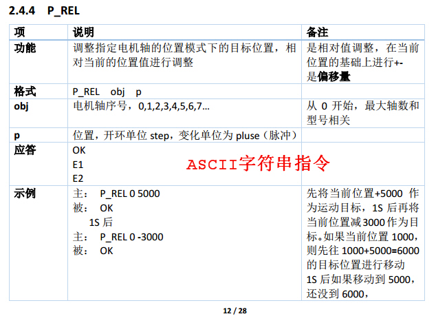 ASCII字符串指令控制运动控制卡